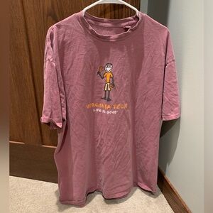 Graphic T-Shirt - Purple-Pink